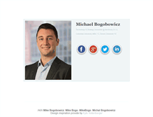 Tablet Screenshot of michaelbogobowicz.com